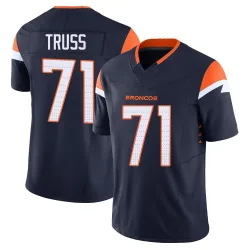 Men's Xavier Truss Denver Broncos No.71 Limited Alternate Vapor F.U.S.E. Jersey - Navy
