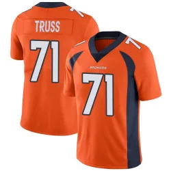 Men's Xavier Truss Denver Broncos No.71 Limited Team Color Vapor Untouchable Jersey - Orange