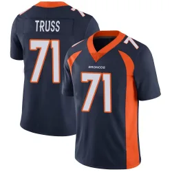 Men's Xavier Truss Denver Broncos No.71 Limited Vapor Untouchable Jersey - Navy
