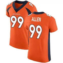 Men's Zach Allen Denver Broncos No.99 Elite Team Color Vapor Untouchable Jersey - Orange
