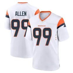 Men's Zach Allen Denver Broncos No.99 Game 2nd Jersey - White