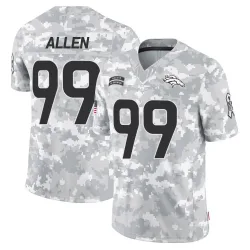 Men's Zach Allen Denver Broncos No.99 Limited 2024 Salute to Service Jersey - Arctic Camo