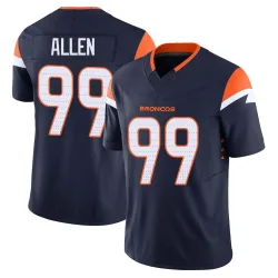 Men's Zach Allen Denver Broncos No.99 Limited Alternate Vapor F.U.S.E. Jersey - Navy