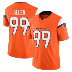 Men's Zach Allen Denver Broncos No.99 Limited Vapor F.U.S.E. 2nd Jersey - Orange