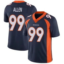 Men's Zach Allen Denver Broncos No.99 Limited Vapor Untouchable Jersey - Navy