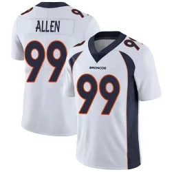 Men's Zach Allen Denver Broncos No.99 Limited Vapor Untouchable Jersey - White