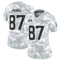 Women's A.T. Perry Denver Broncos No.87 Limited 2024 Salute to Service Jersey - Arctic Camo