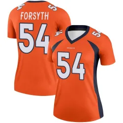 Women's Alex Forsyth Denver Broncos No.54 Legend Jersey - Orange