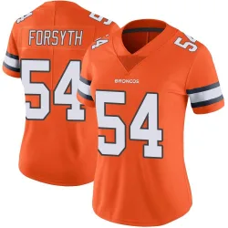 Women's Alex Forsyth Denver Broncos No.54 Limited Color Rush Vapor Untouchable Jersey - Orange