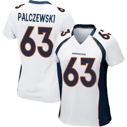 Women's Alex Palczewski Denver Broncos No.63 Game Jersey - White