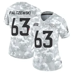 Women's Alex Palczewski Denver Broncos No.63 Limited 2024 Salute to Service Jersey - Arctic Camo