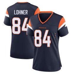 Women's Caleb Lohner Denver Broncos No.84 Game Alternate Jersey - Navy