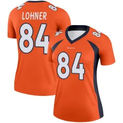 Women's Caleb Lohner Denver Broncos No.84 Legend Jersey - Orange