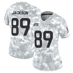 Women's Courtney Jackson Denver Broncos No.89 Limited 2024 Salute to Service Jersey - Arctic Camo