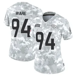 Women's DeMarcus Ware Denver Broncos No.94 Limited 2024 Salute to Service Jersey - Arctic Camo