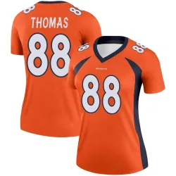Women's Demaryius Thomas Denver Broncos No.88 Legend Jersey - Orange