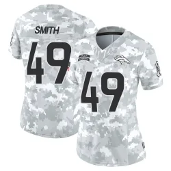 Women's Dennis Smith Denver Broncos No.49 Limited 2024 Salute to Service Jersey - Arctic Camo