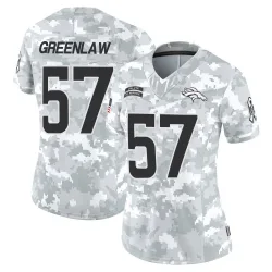 Women's Dre Greenlaw Denver Broncos No.57 Limited 2024 Salute to Service Jersey - Arctic Camo
