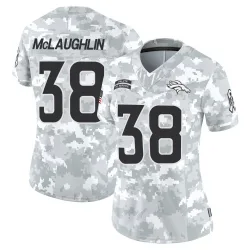 Women's Jaleel McLaughlin Denver Broncos No.38 Limited 2024 Salute to Service Jersey - Arctic Camo