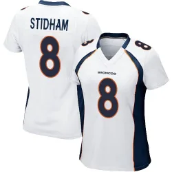 Women's Jarrett Stidham Denver Broncos No.8 Game Jersey - White