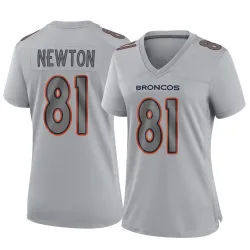 Women's Jerjuan Newton Denver Broncos No.81 Game Atmosphere Fashion Jersey - Gray