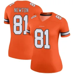 Women's Jerjuan Newton Denver Broncos No.81 Legend Color Rush Jersey - Orange