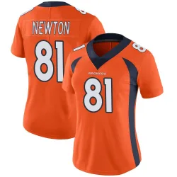 Women's Jerjuan Newton Denver Broncos No.81 Limited Team Color Vapor Untouchable Jersey - Orange