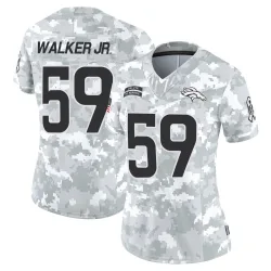 Women's Johnny Walker Jr. Denver Broncos No.59 Limited 2024 Salute to Service Jersey - Arctic Camo