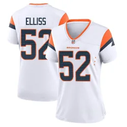 Women's Jonah Elliss Denver Broncos No.52 Game 2nd Jersey - White