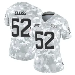 Women's Jonah Elliss Denver Broncos No.52 Limited 2024 Salute to Service Jersey - Arctic Camo