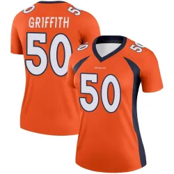 Women's Jonas Griffith Denver Broncos No.50 Legend Jersey - Orange
