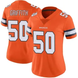 Women's Jonas Griffith Denver Broncos No.50 Limited Color Rush Vapor Untouchable Jersey - Orange