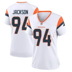 Women's Jordan Jackson Denver Broncos No.94 Game 2nd Jersey - White