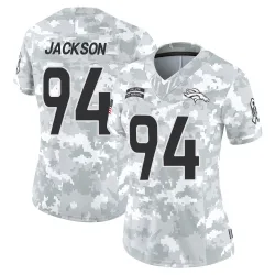 Women's Jordan Jackson Denver Broncos No.94 Limited 2024 Salute to Service Jersey - Arctic Camo