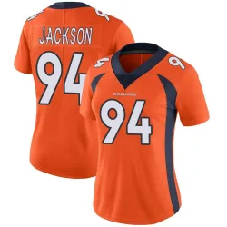 Women's Jordan Jackson Denver Broncos No.94 Limited Team Color Vapor Untouchable Jersey - Orange