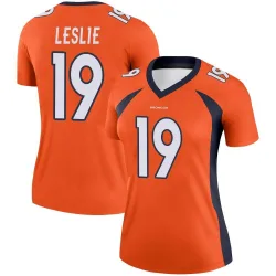 Women's Jordan Leslie Denver Broncos No.19 Legend Jersey - Orange