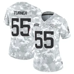 Women's Jordan Turner Denver Broncos No.55 Limited 2024 Salute to Service Jersey - Arctic Camo