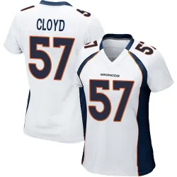 Women's K.J. Cloyd Denver Broncos No.57 Game Jersey - White