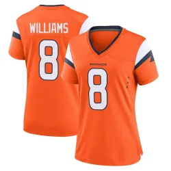 Women's K'Waun Williams Denver Broncos No.8 Game Jersey - Orange