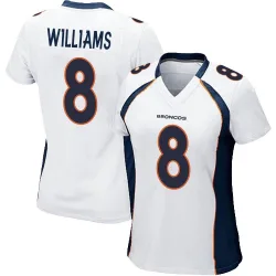 Women's K'Waun Williams Denver Broncos No.8 Game Jersey - White