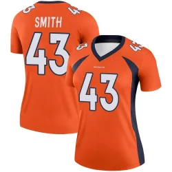 Women's Keidron Smith Denver Broncos No.43 Legend Jersey - Orange