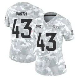 Women's Keidron Smith Denver Broncos No.43 Limited 2024 Salute to Service Jersey - Arctic Camo