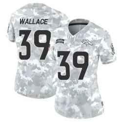 Women's Levi Wallace Denver Broncos No.39 Limited 2024 Salute to Service Jersey - Arctic Camo