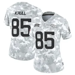 Women's Lucas Krull Denver Broncos No.85 Limited 2024 Salute to Service Jersey - Arctic Camo