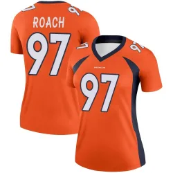 Women's Malcolm Roach Denver Broncos No.97 Legend Jersey - Orange