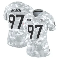 Women's Malcolm Roach Denver Broncos No.97 Limited 2024 Salute to Service Jersey - Arctic Camo