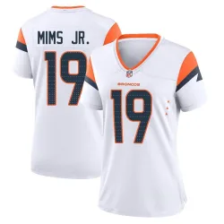 Women's Marvin Mims Jr. Denver Broncos No.19 Game 2nd Jersey - White