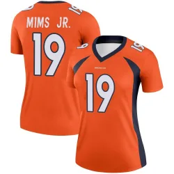 Women's Marvin Mims Jr. Denver Broncos No.19 Legend Jersey - Orange
