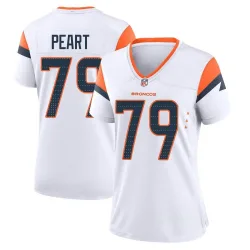 Women's Matt Peart Denver Broncos No.79 Game 2nd Jersey - White