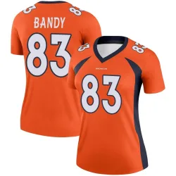 Women's Michael Bandy Denver Broncos No.83 Legend Jersey - Orange